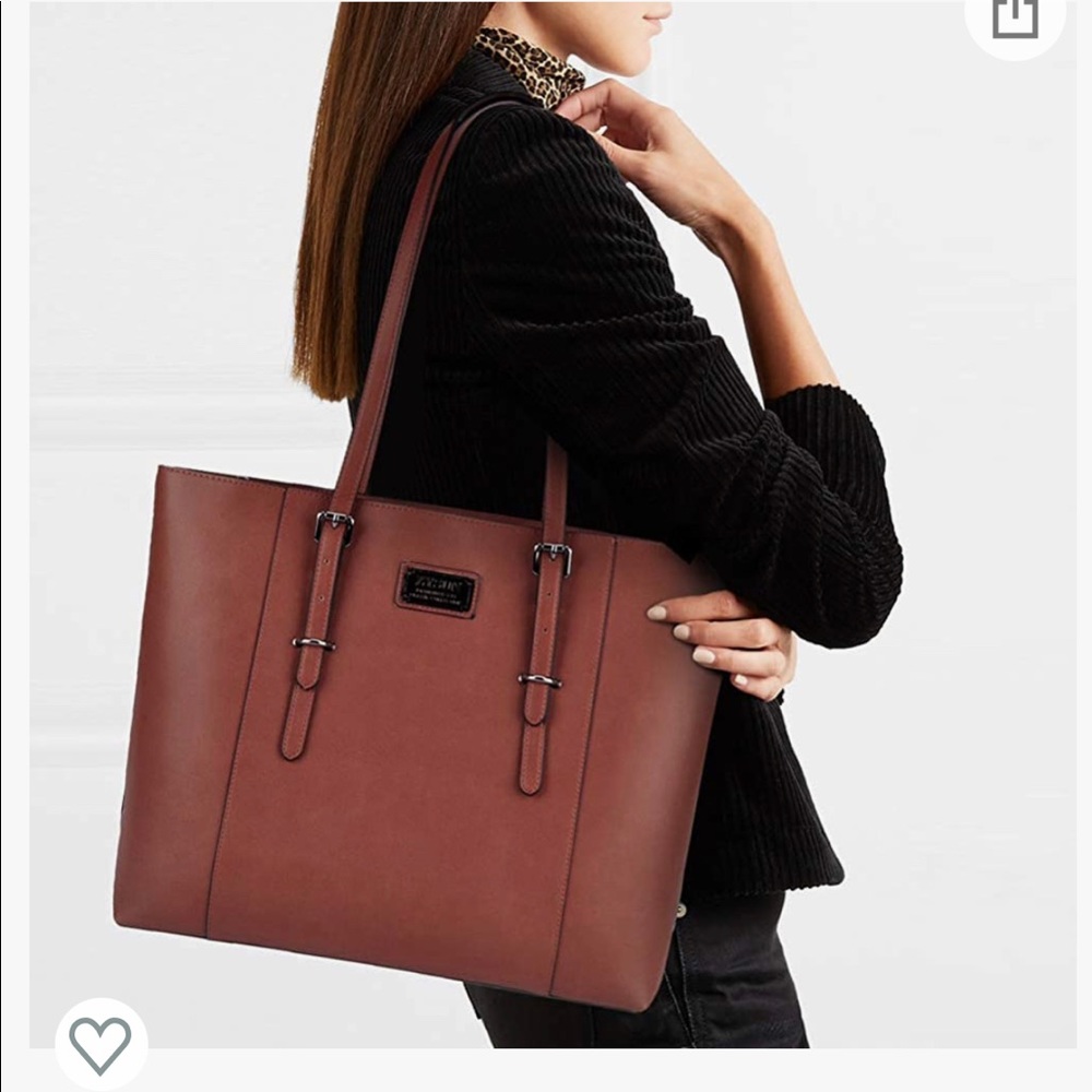 🔴SOLD🔴PU Leather laptop bag